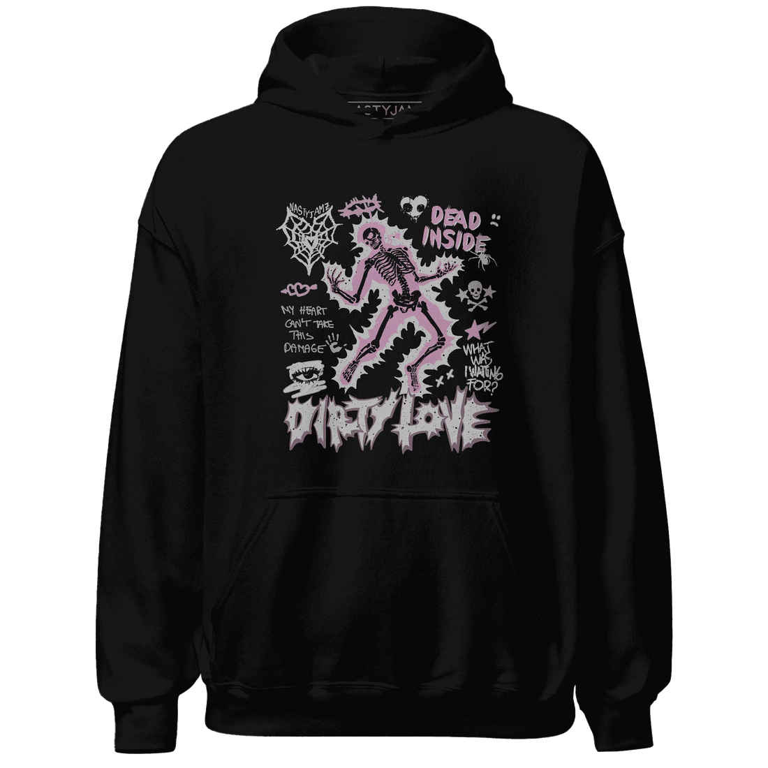 Orchid-Neutral-Grey-Black-White-4s-NastyJamz-Hoodie-Match-Dirty-Love-Skull