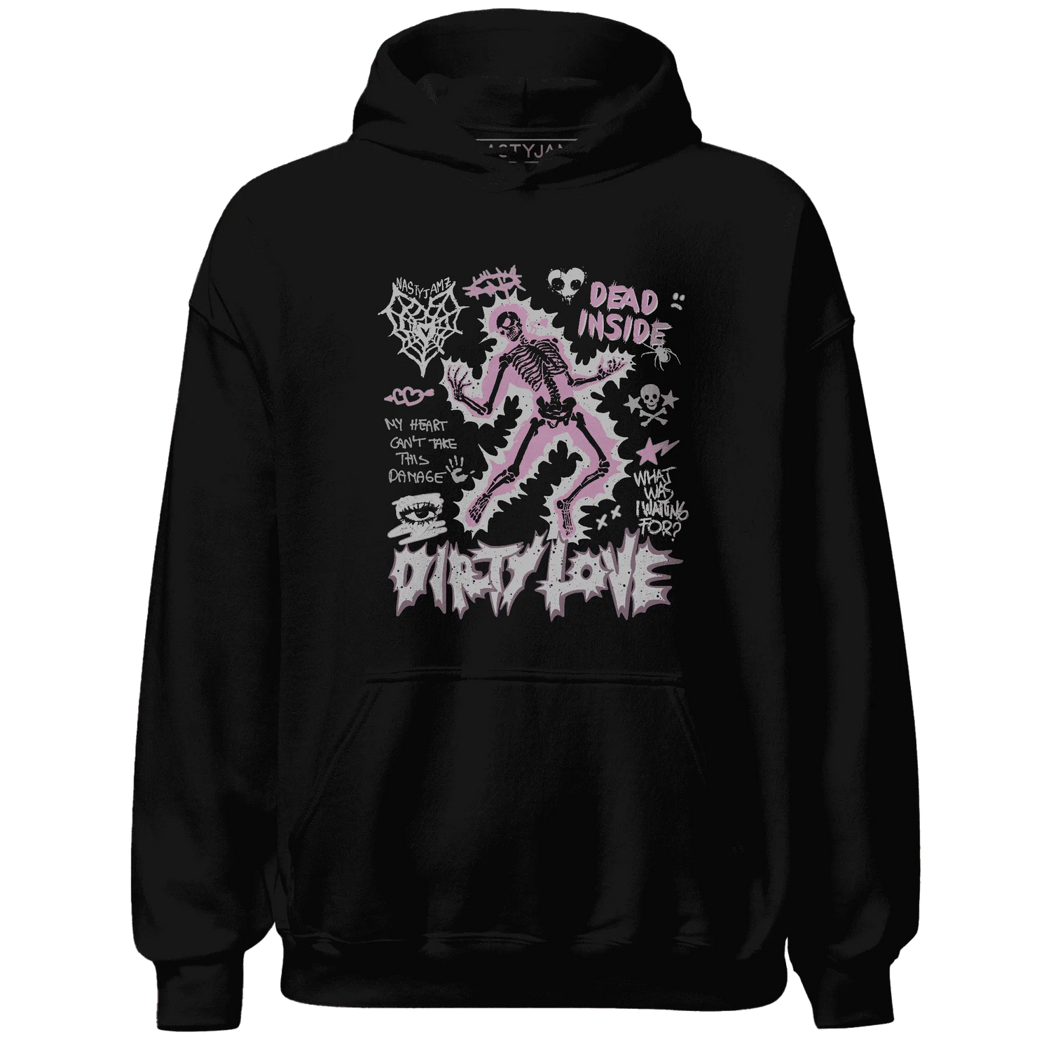 Orchid-Neutral-Grey-Black-White-4s-NastyJamz-Hoodie-Match-Dirty-Love-Skull