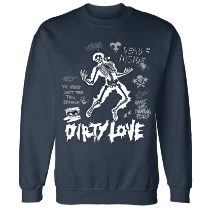 White-Navy-6s-NastyJamz-Sweatshirt-Match-Dirty-Love-Skull