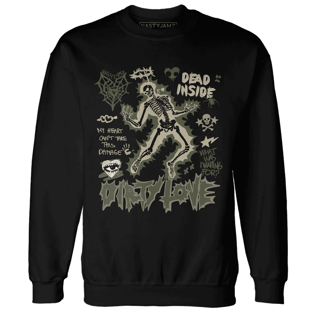 AM-1-Essential-Premium-NastyJamz-Sweatshirt-Match-Dirty-Love-Skull