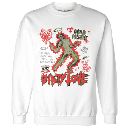 AM-90-Dark-Sage-Solar-Red-NastyJamz-Sweatshirt-Match-Dirty-Love-Skull