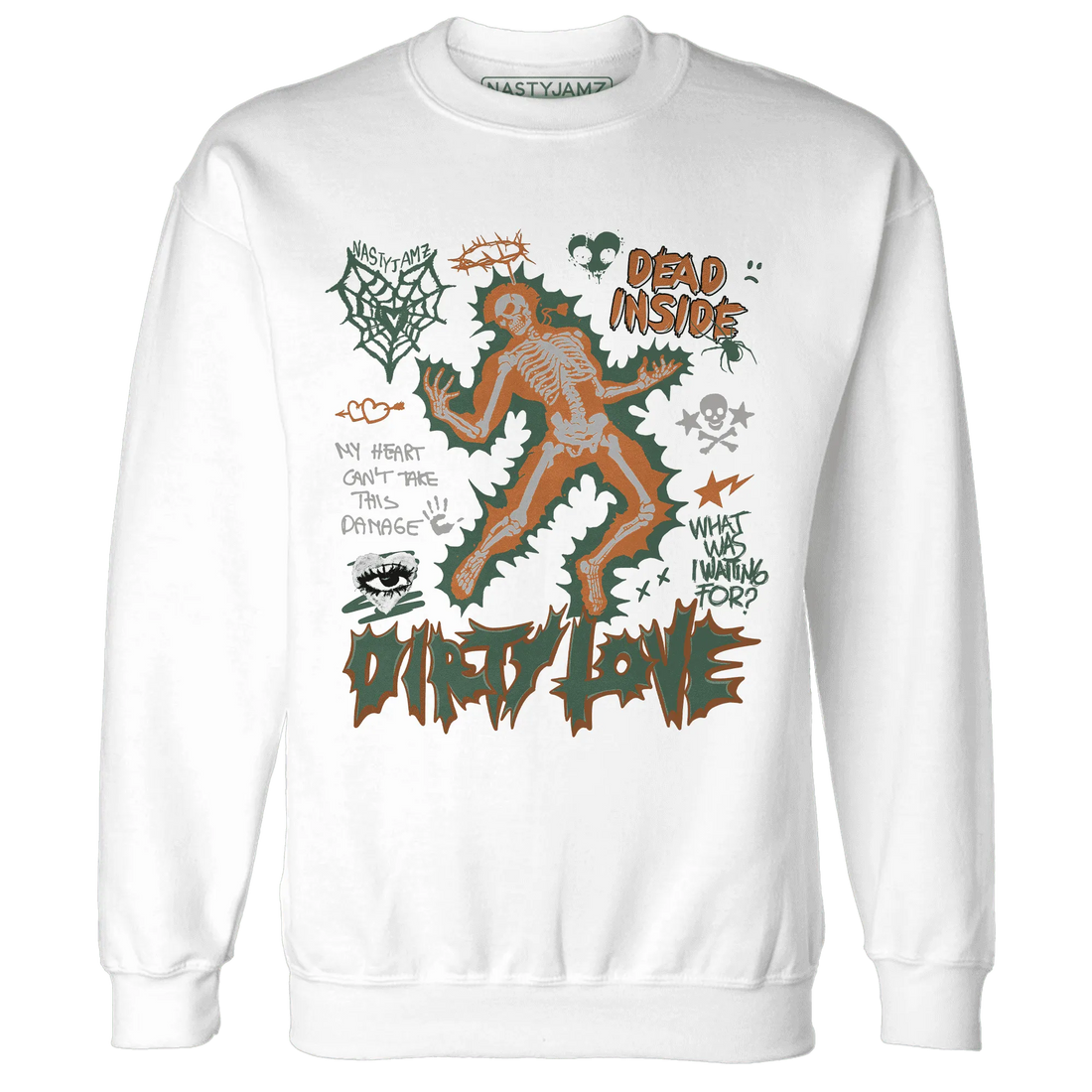 Dunk-Low-Ceramic-NastyJamz-Sweatshirt-Match-Dirty-Love-Skull