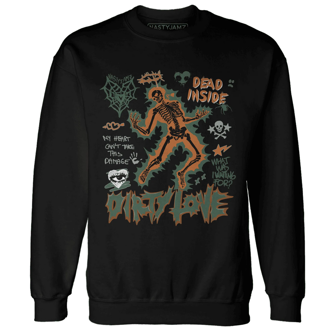 Dunk-Low-Ceramic-NastyJamz-Sweatshirt-Match-Dirty-Love-Skull