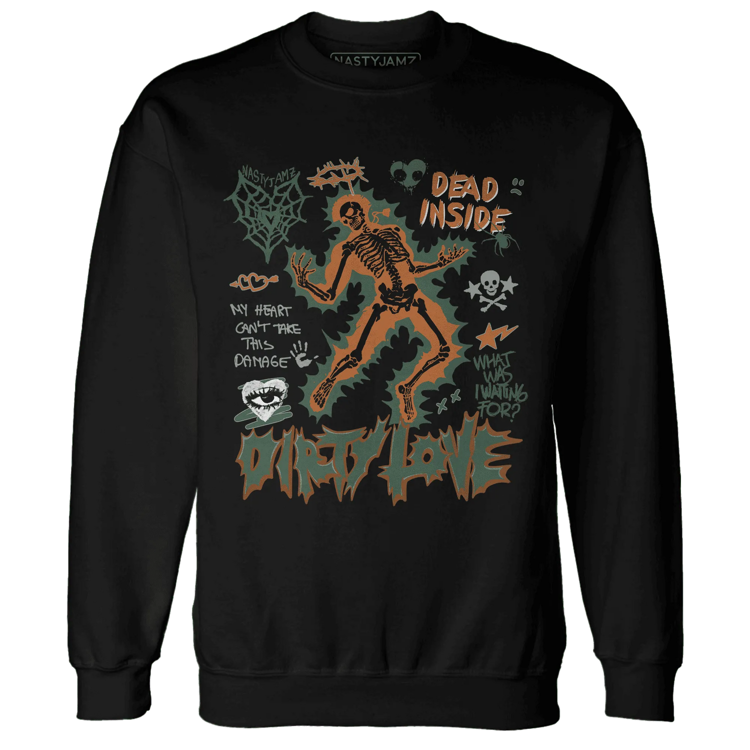 Dunk-Low-Ceramic-NastyJamz-Sweatshirt-Match-Dirty-Love-Skull