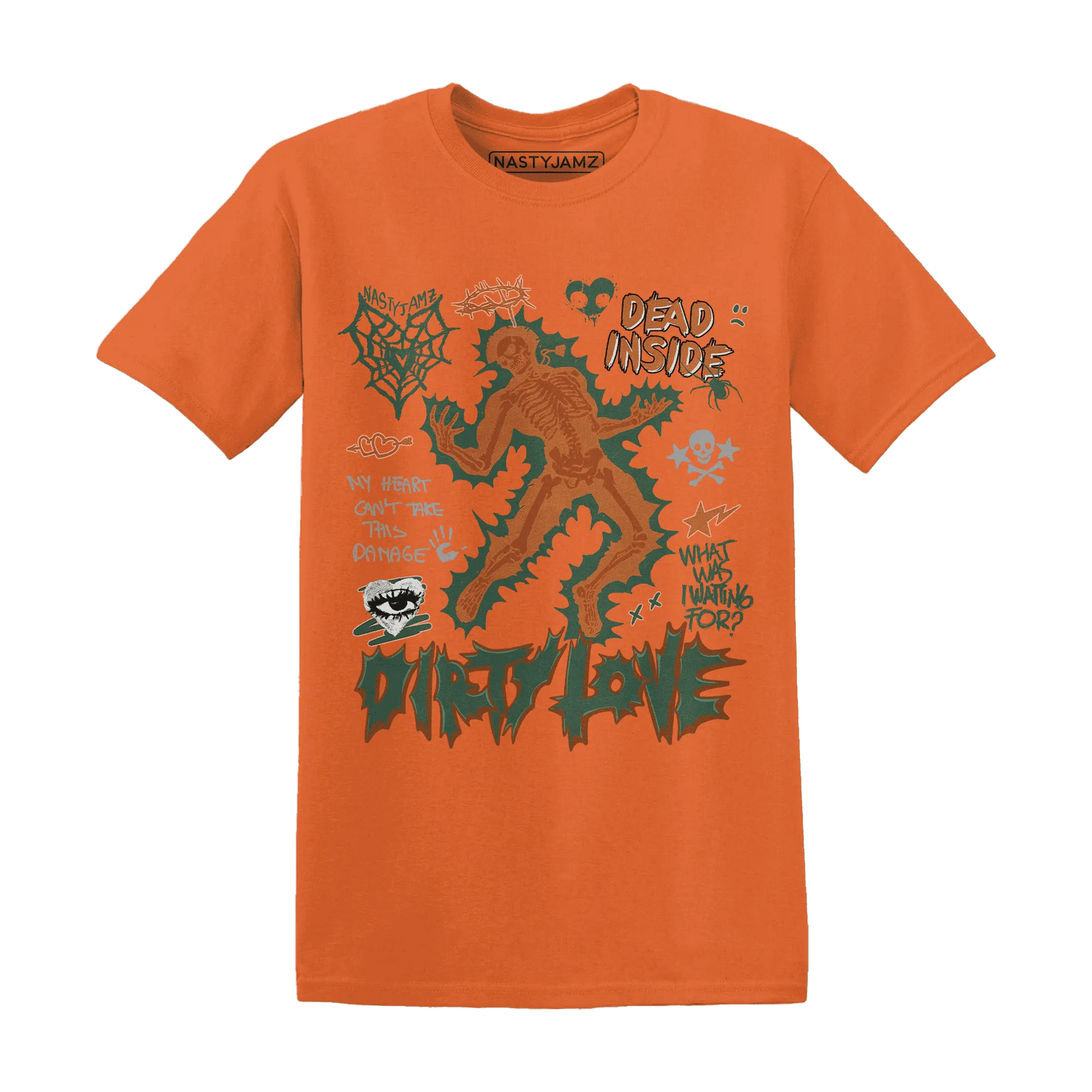 Dunk-Low-Ceramic-NastyJamz-T-Shirt-Match-Dirty-Love-Skull