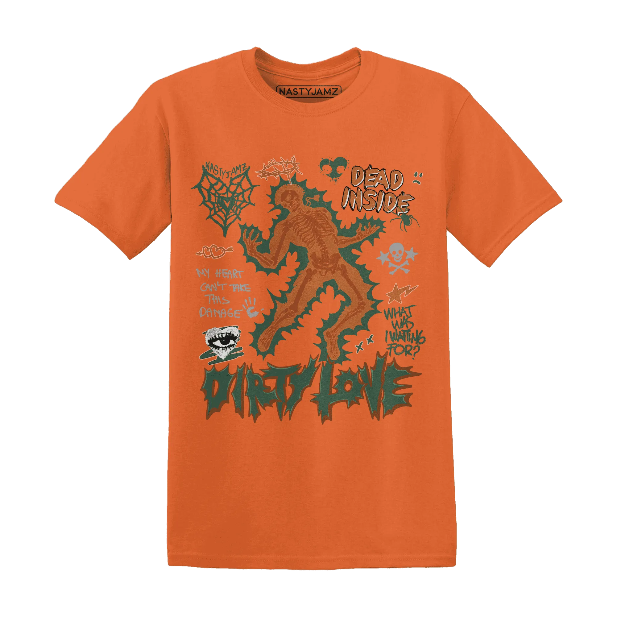 Dunk-Low-Ceramic-NastyJamz-T-Shirt-Match-Dirty-Love-Skull