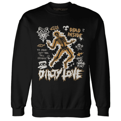 Dunk-Low-Retro-Wheat-Orange-NastyJamz-Sweatshirt-Match-Dirty-Love-Skull