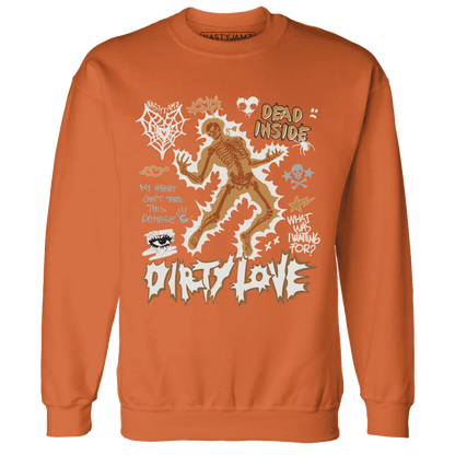 Dunk-Low-Retro-Wheat-Orange-NastyJamz-Sweatshirt-Match-Dirty-Love-Skull