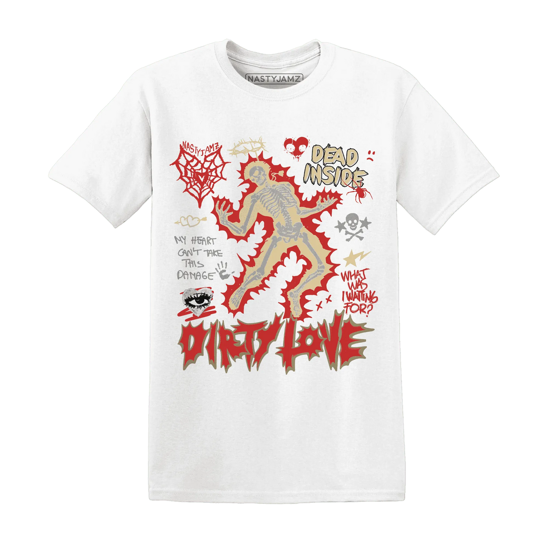 Dunk-Strawberry-Waffle-NastyJamz-T-Shirt-Match-Dirty-Love-Skull