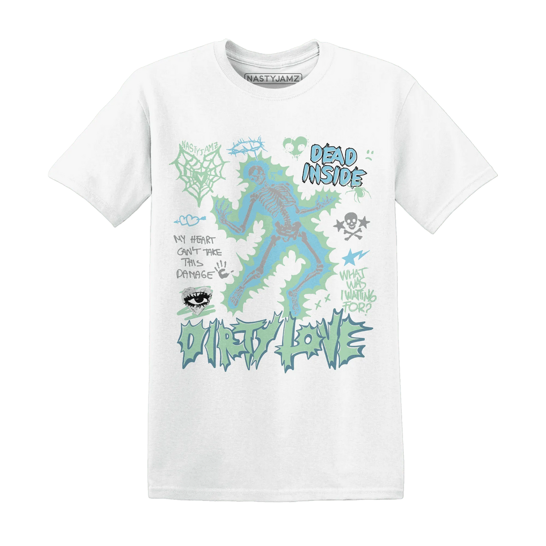 Dunk-Verdy-Visty-Blue-Gaze-Light-Arctic-T-Shirt-Match-Dirty-Love-Skull