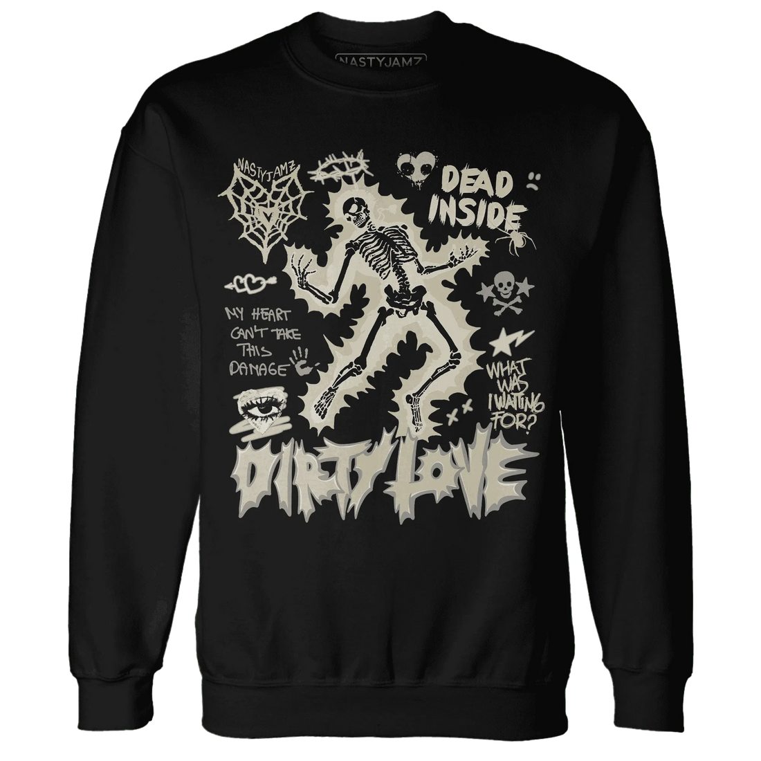 Gratitude-11s-NastyJamz-Sweatshirt-Match-Dirty-Love-Skull