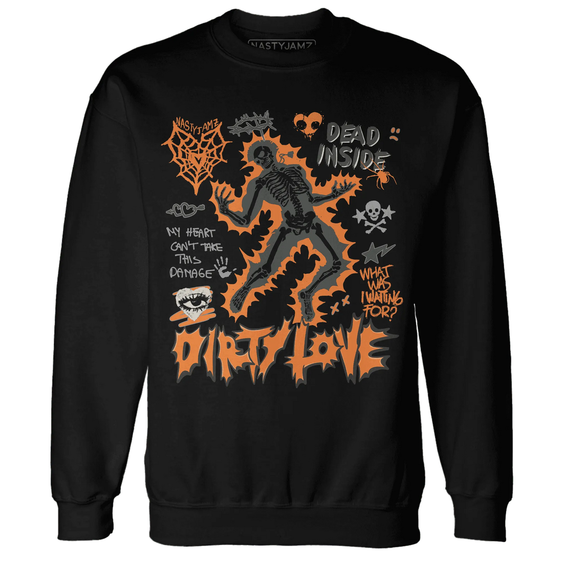 Fear-Pack-3s-NastyJamz-Sweatshirt-Match-Dirty-Love-Skull
