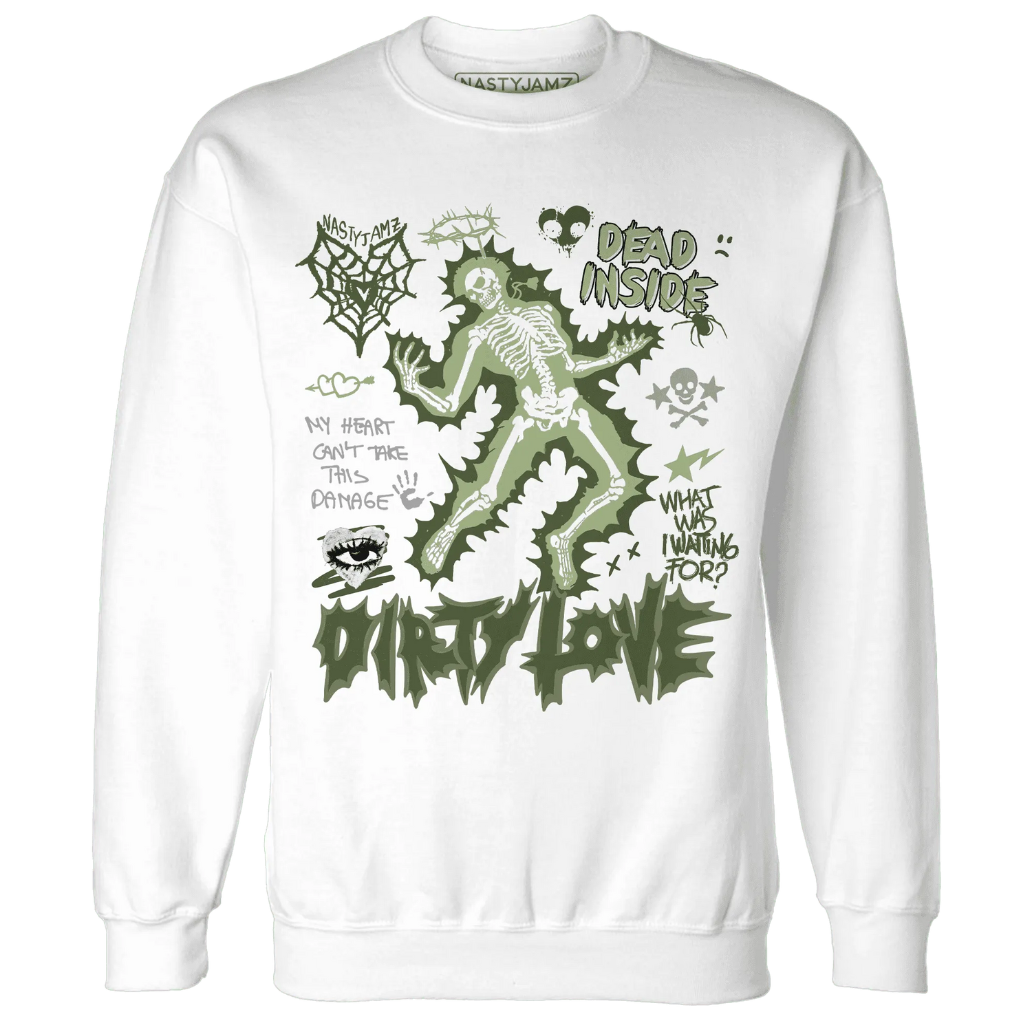VaporMax-Plus-Alligator-NastyJamz-Sweatshirt-Match-Dirty-Love-Skull