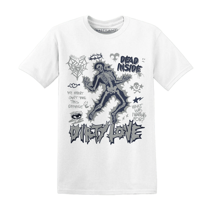 VaporMax-Plus-Midnight-Navy-White-Metallic-Silver-T-Shirt-Match-Dirty-Love-Skull