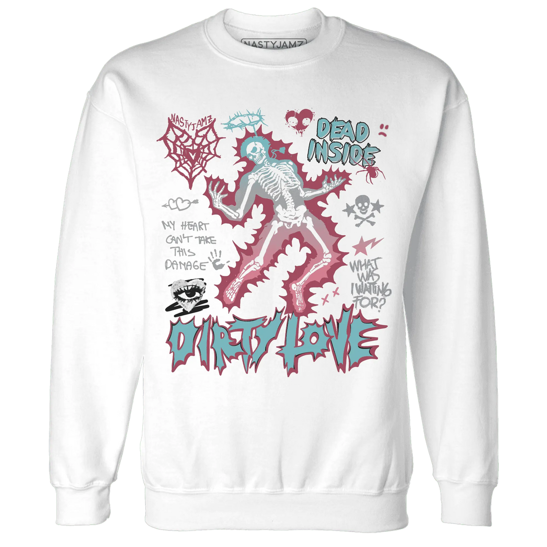 VaporMax-Plus-South-Beach-NastyJamz-Sweatshirt-Match-Dirty-Love-Skull