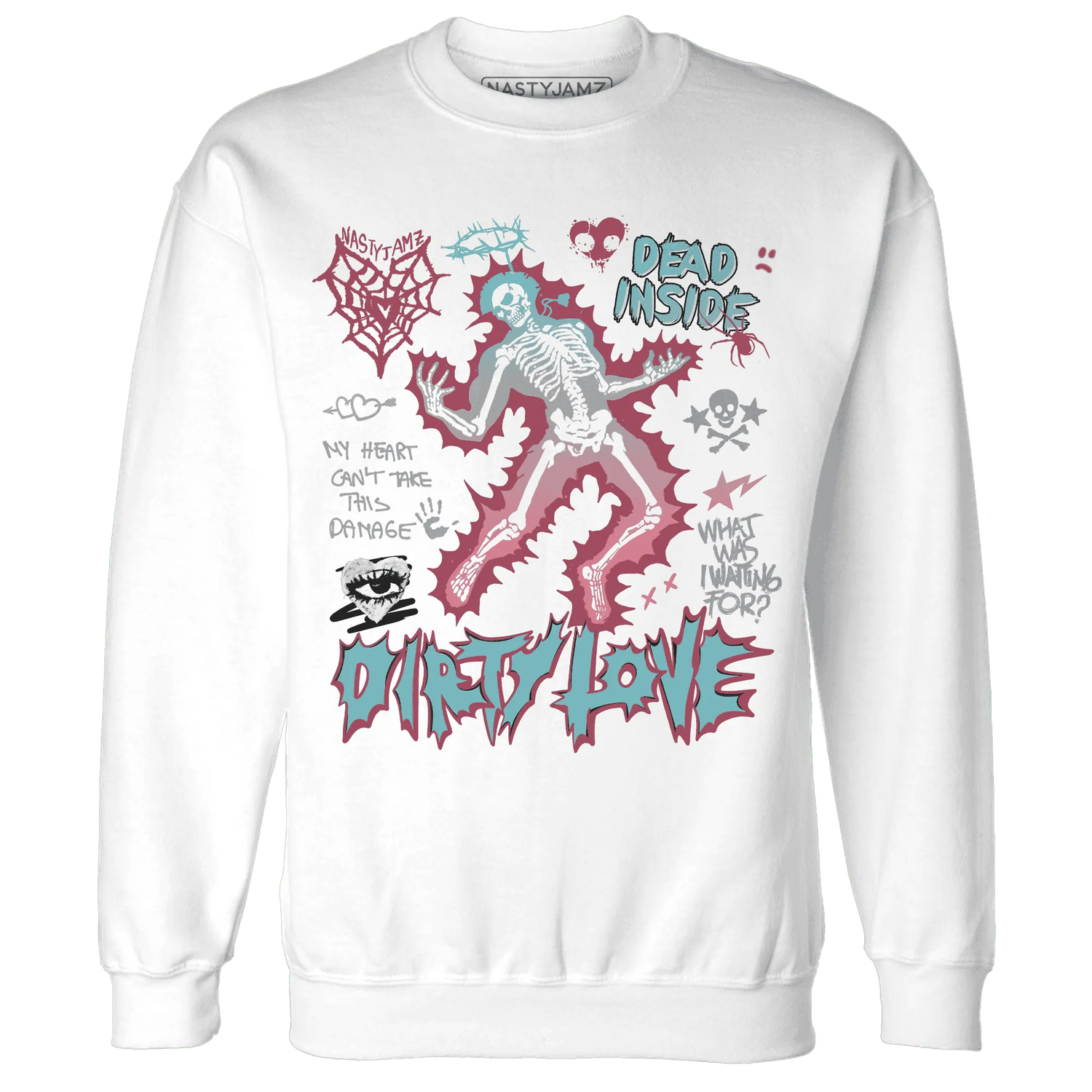 VaporMax-Plus-South-Beach-NastyJamz-Sweatshirt-Match-Dirty-Love-Skull