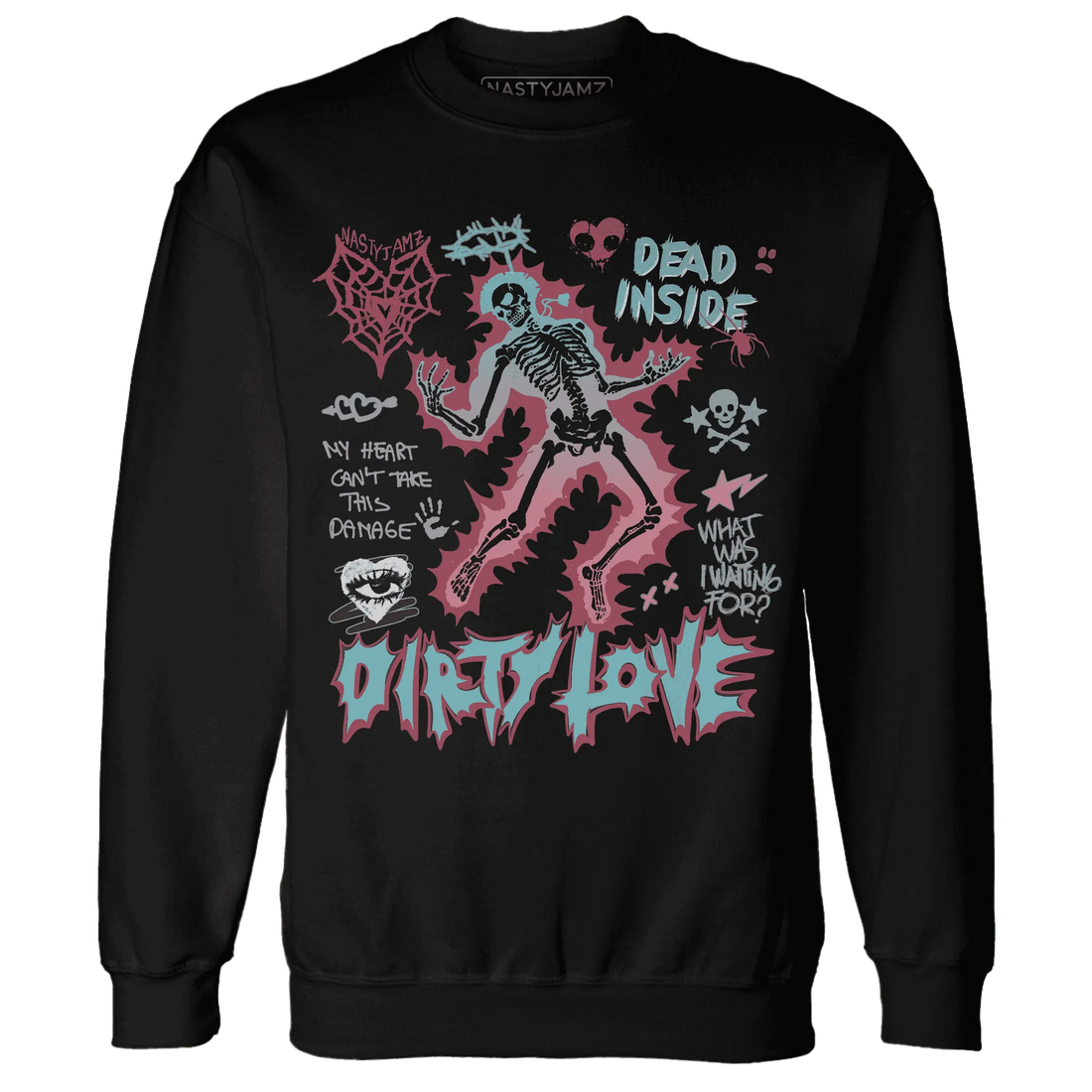 VaporMax-Plus-South-Beach-NastyJamz-Sweatshirt-Match-Dirty-Love-Skull