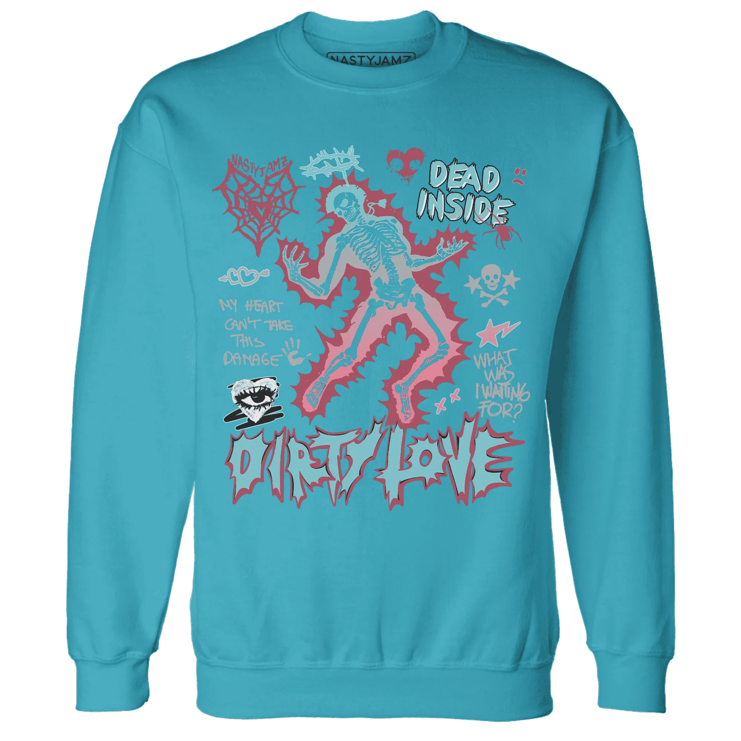 VaporMax-Plus-South-Beach-NastyJamz-Sweatshirt-Match-Dirty-Love-Skull