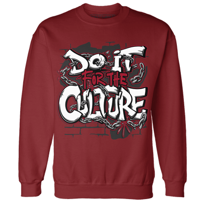 Retro Red Taxi 12s Sweatshirt Match Do It For Culture - NastyJamz