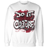 High 85 Metallic Burgundy 1s Sweatshirt Match Do It For Culture - NastyJamz