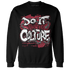 High 85 Metallic Burgundy 1s Sweatshirt Match Do It For Culture - NastyJamz