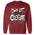 High 85 Metallic Burgundy 1s Sweatshirt Match Do It For Culture - NastyJamz