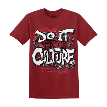High 85 Metallic Burgundy 1s T Shirt Match Do It For Culture - NastyJamz