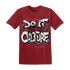 High 85 Metallic Burgundy 1s T Shirt Match Do It For Culture - NastyJamz