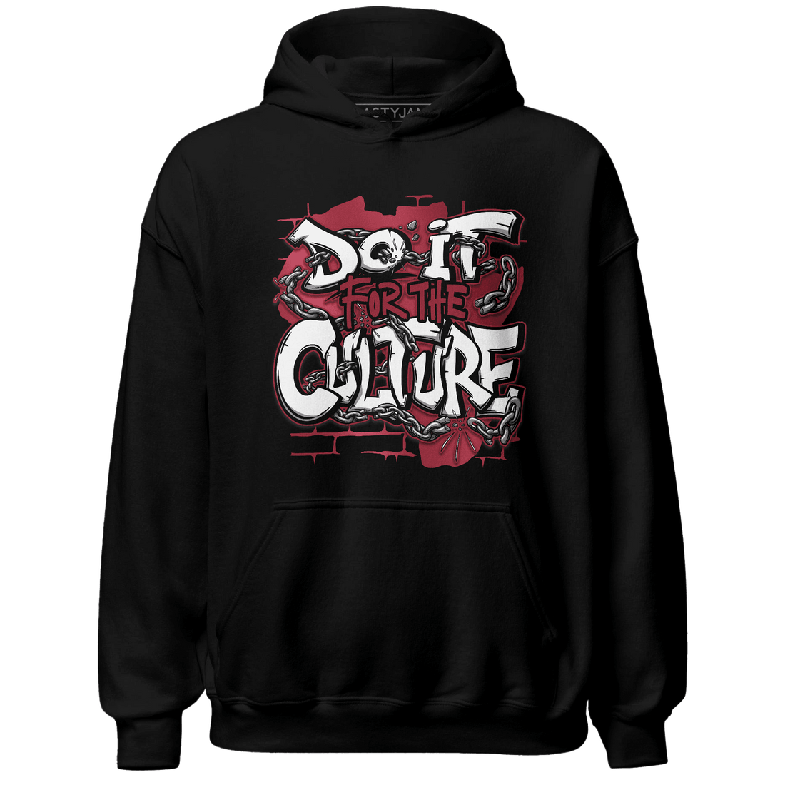 High 85 Metallic Burgundy 1s Hoodie Match Do It For Culture - NastyJamz