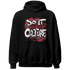 High 85 Metallic Burgundy 1s Hoodie Match Do It For Culture - NastyJamz