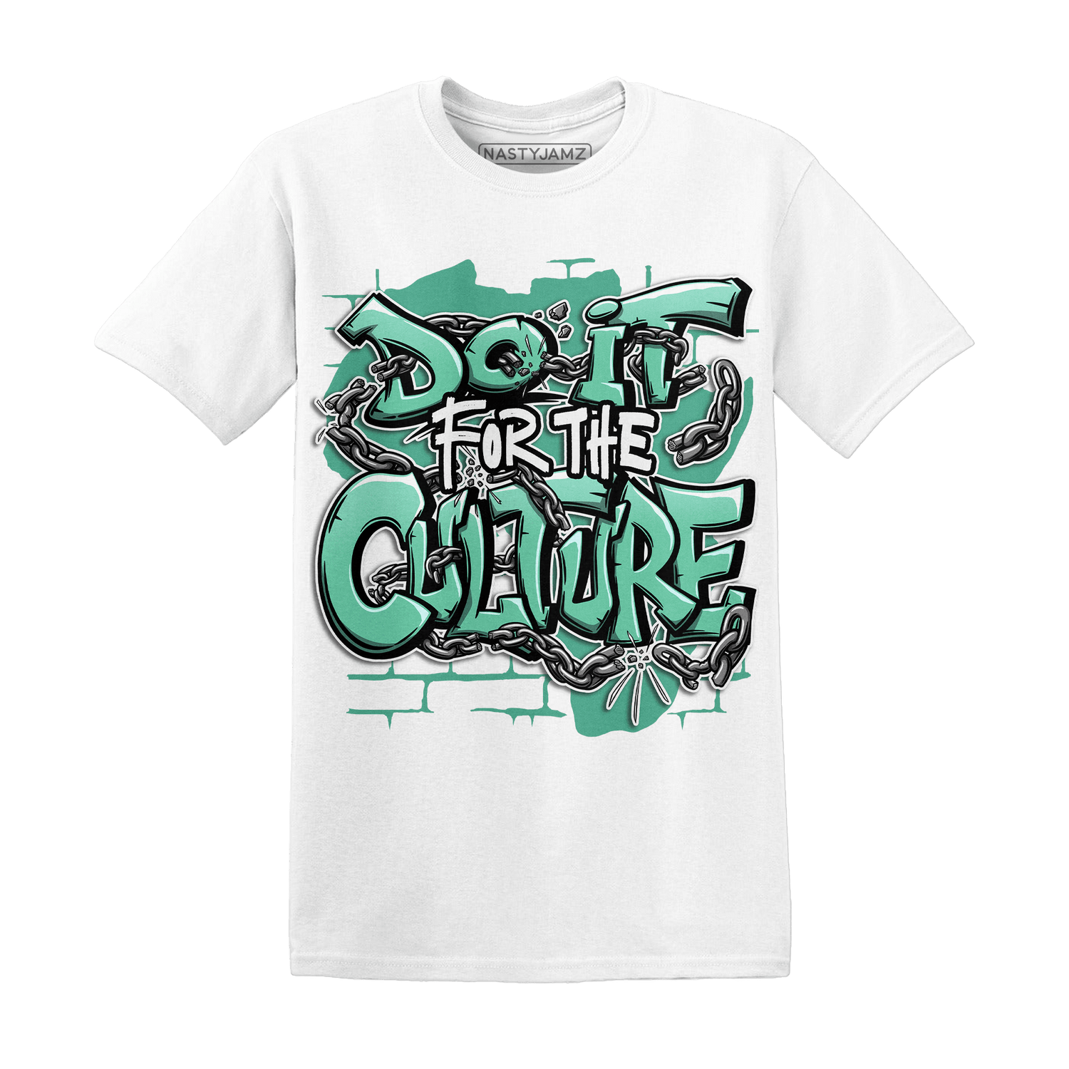 High OG Green Glow 1s T Shirt Match Do It For Culture - NastyJamz