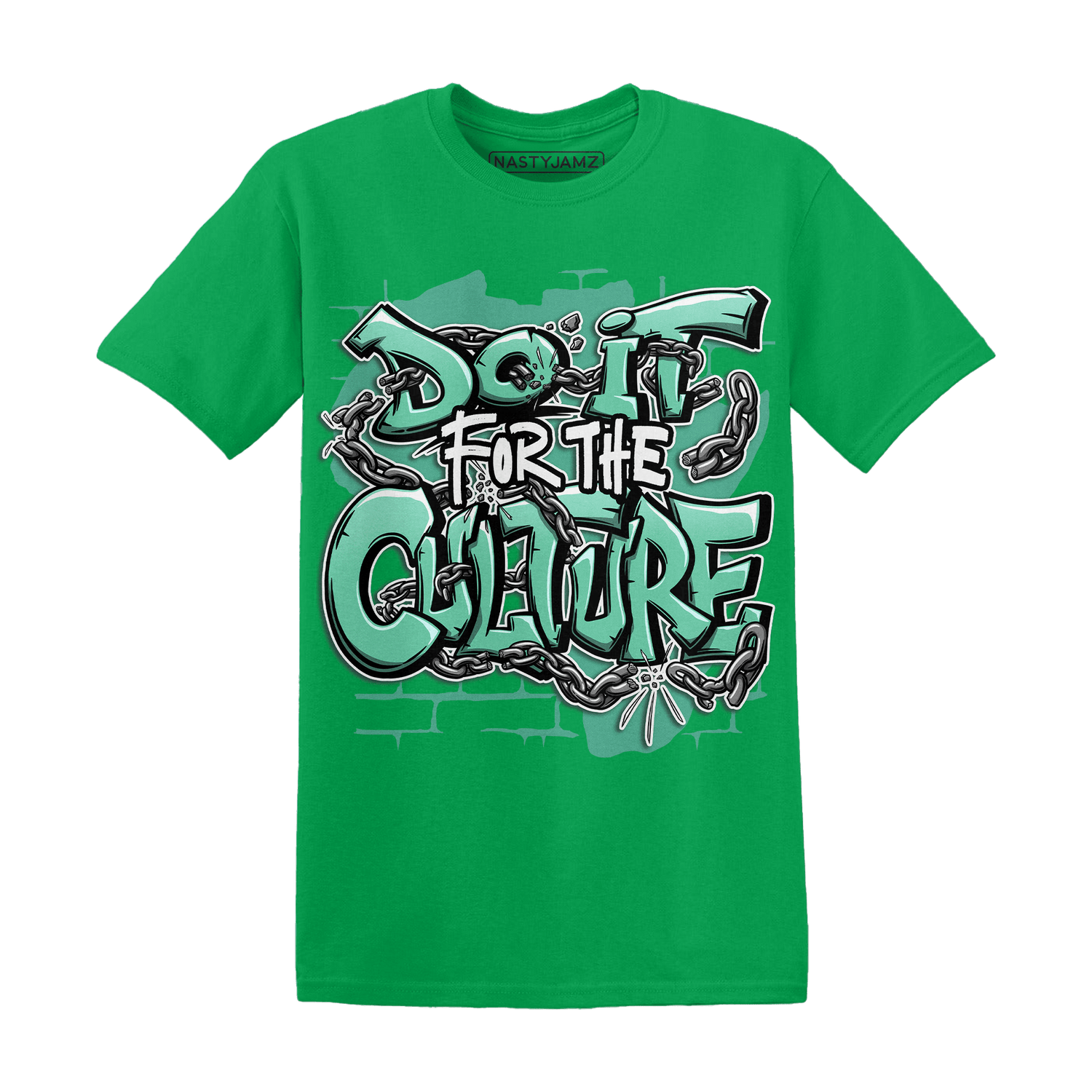 High OG Green Glow 1s T Shirt Match Do It For Culture - NastyJamz