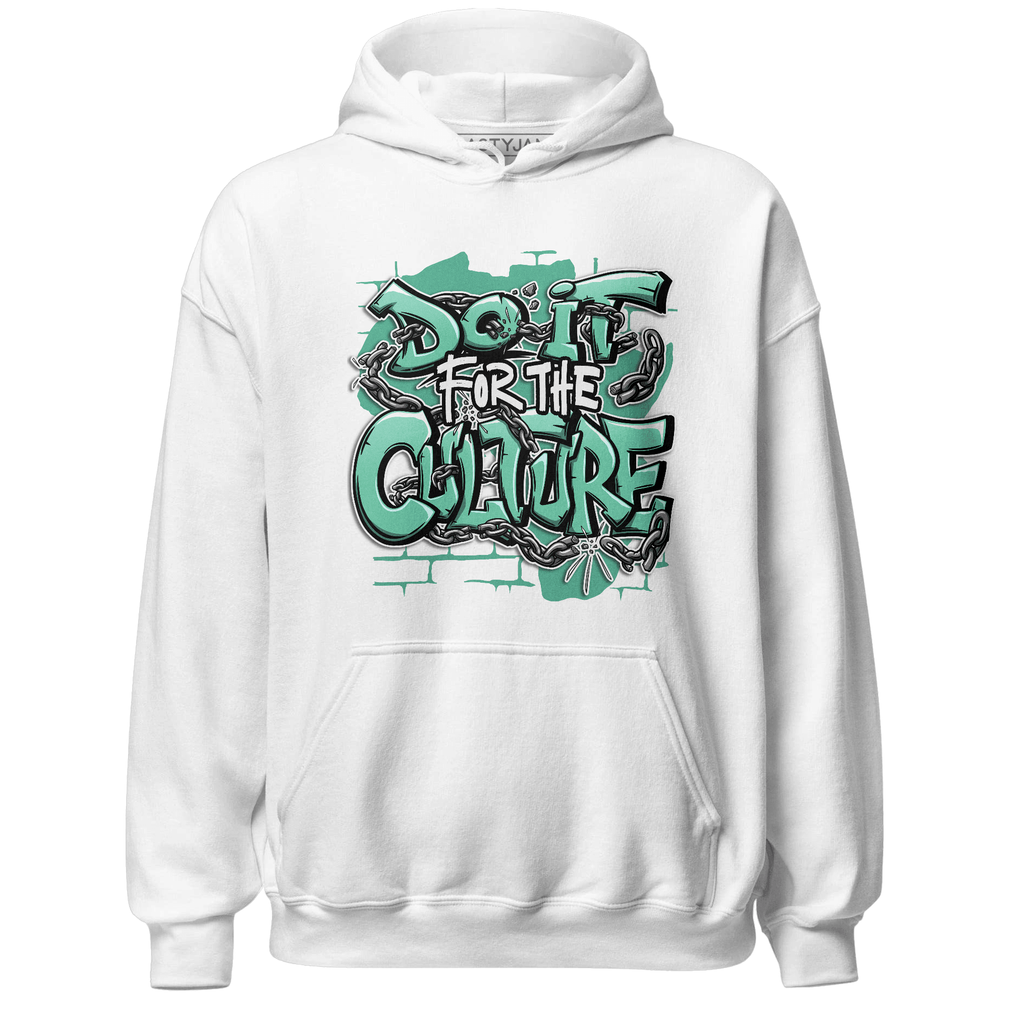 High OG Green Glow 1s Hoodie Match Do It For Culture - NastyJamz