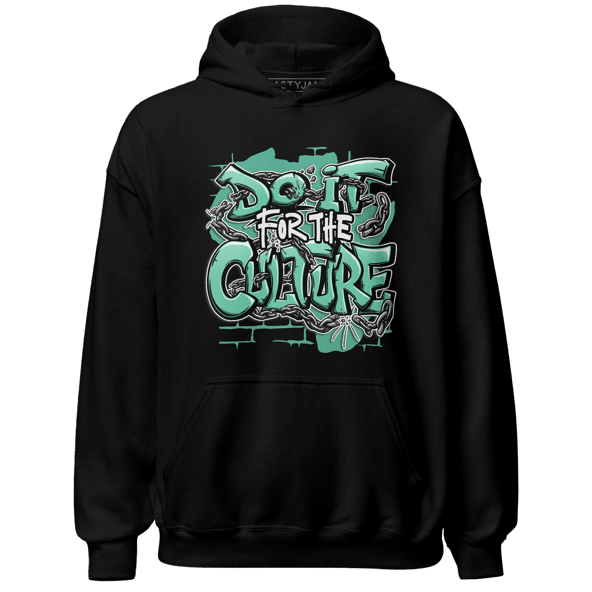 High OG Green Glow 1s Hoodie Match Do It For Culture - NastyJamz