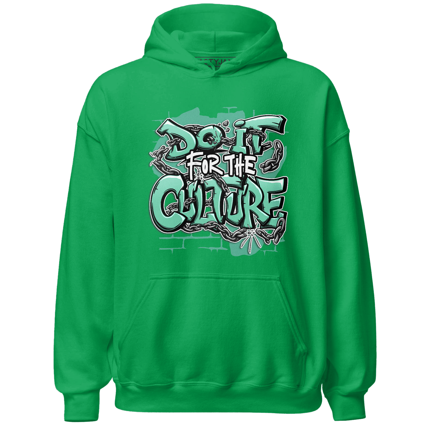 High OG Green Glow 1s Hoodie Match Do It For Culture - NastyJamz