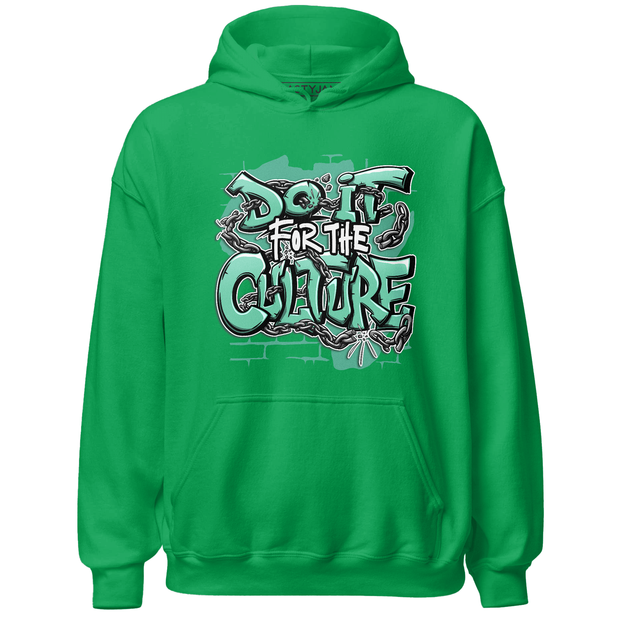High OG Green Glow 1s Hoodie Match Do It For Culture - NastyJamz