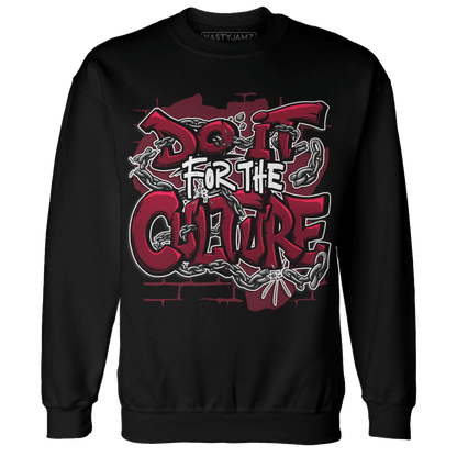 High White Team Red 1s Sweatshirt Match Do It For Culture - NastyJamz