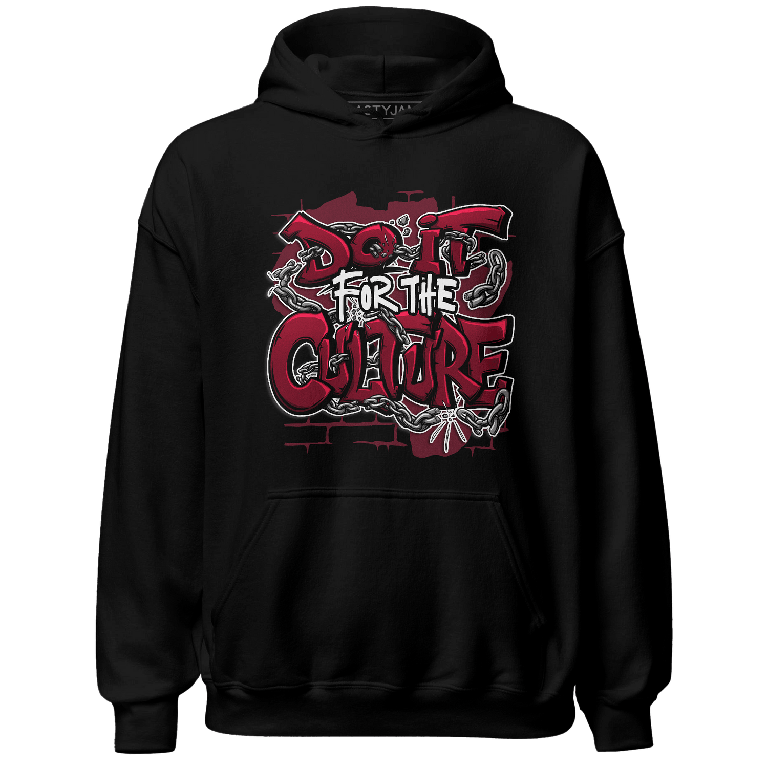 High White Team Red 1s Hoodie Match Do It For Culture - NastyJamz