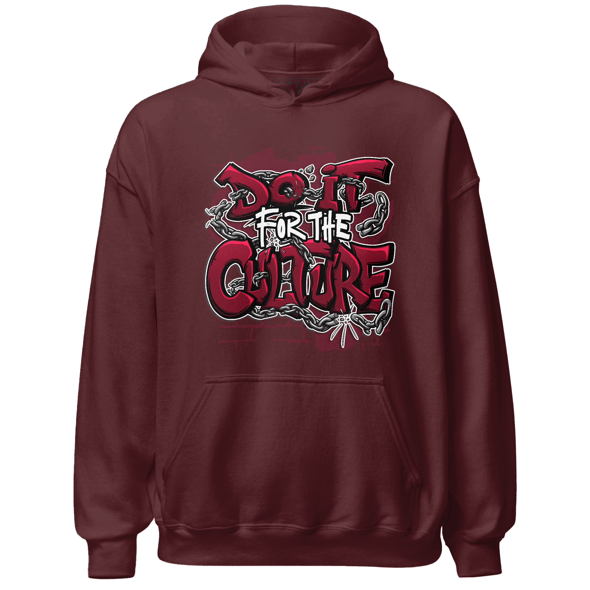 High White Team Red 1s Hoodie Match Do It For Culture - NastyJamz