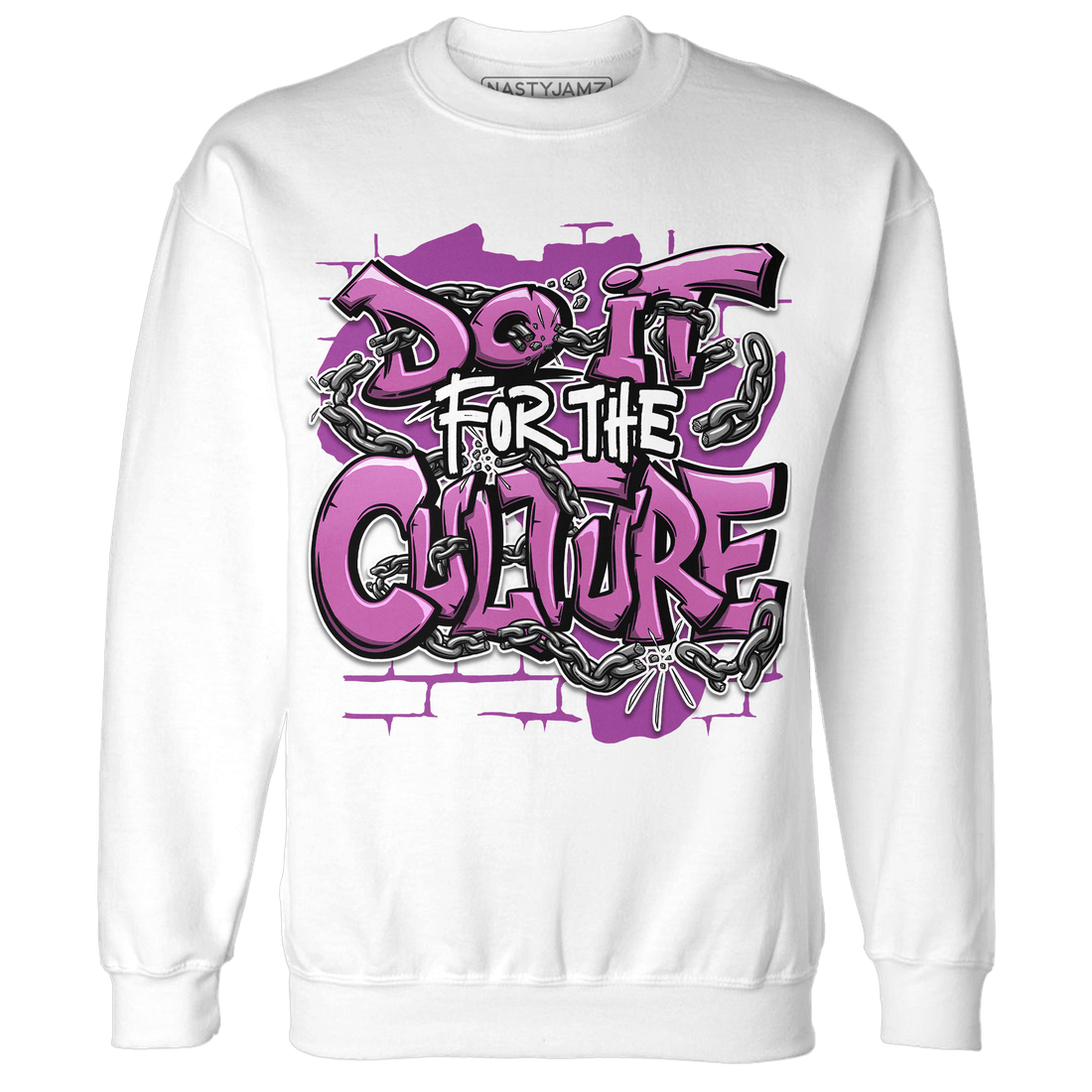 GS Hyper Violet 4s Sweatshirt Match Do It For Culture - NastyJamz