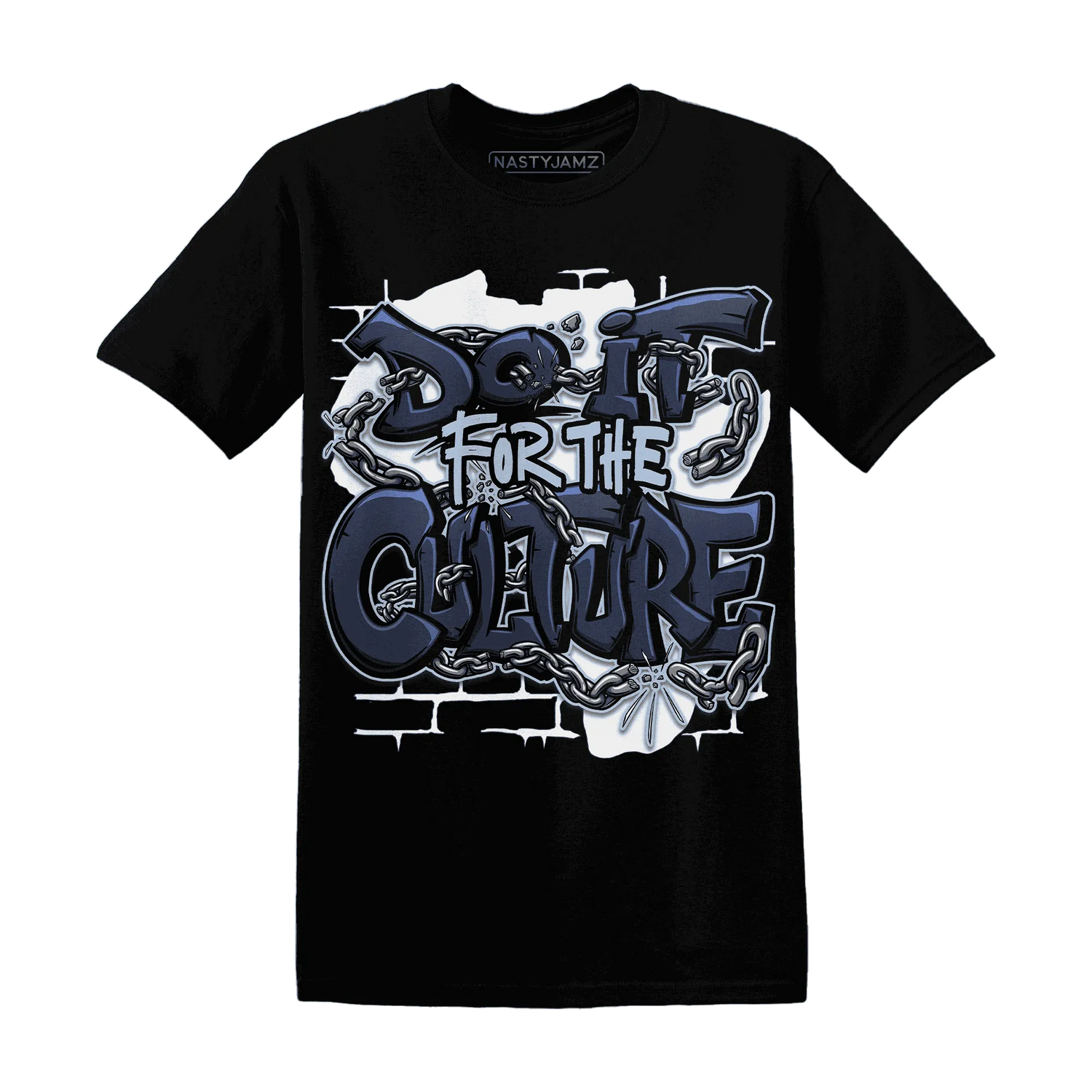 White-Navy-6s-T-Shirt-Match-Do-It-For-Culture