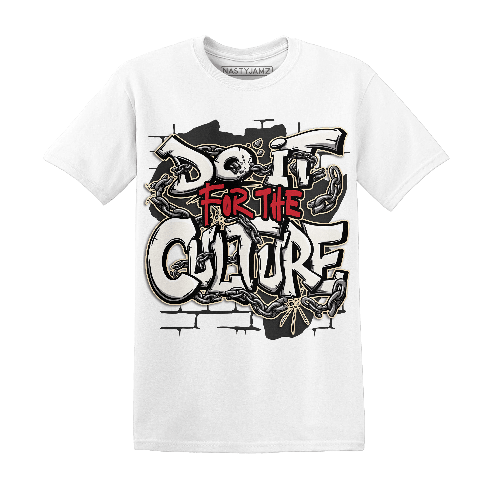 Jumman Jack Universityy Red T Shirt Match Do It For Culture - NastyJamz