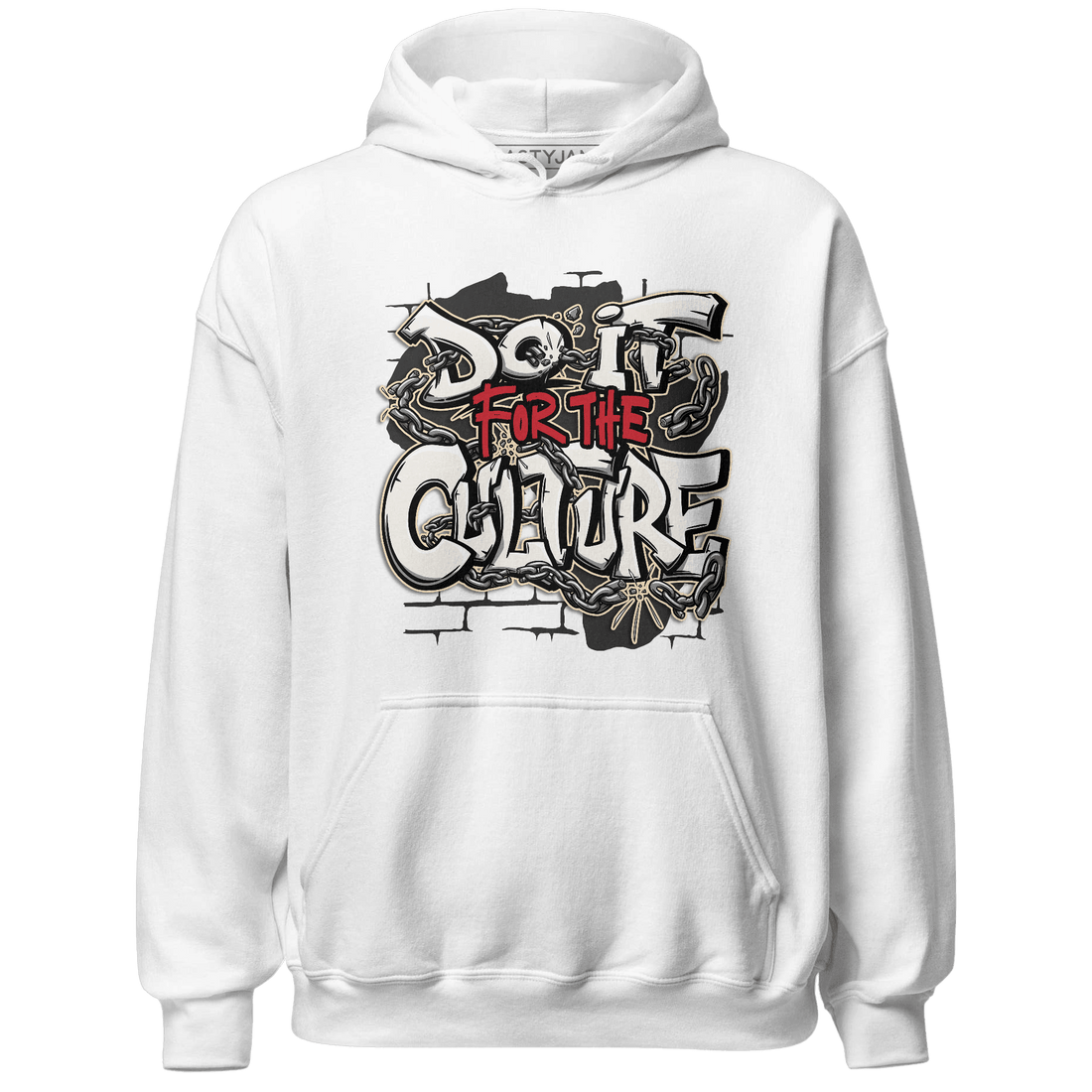 Jumman Jack Universityy Red Hoodie Match Do It For Culture - NastyJamz