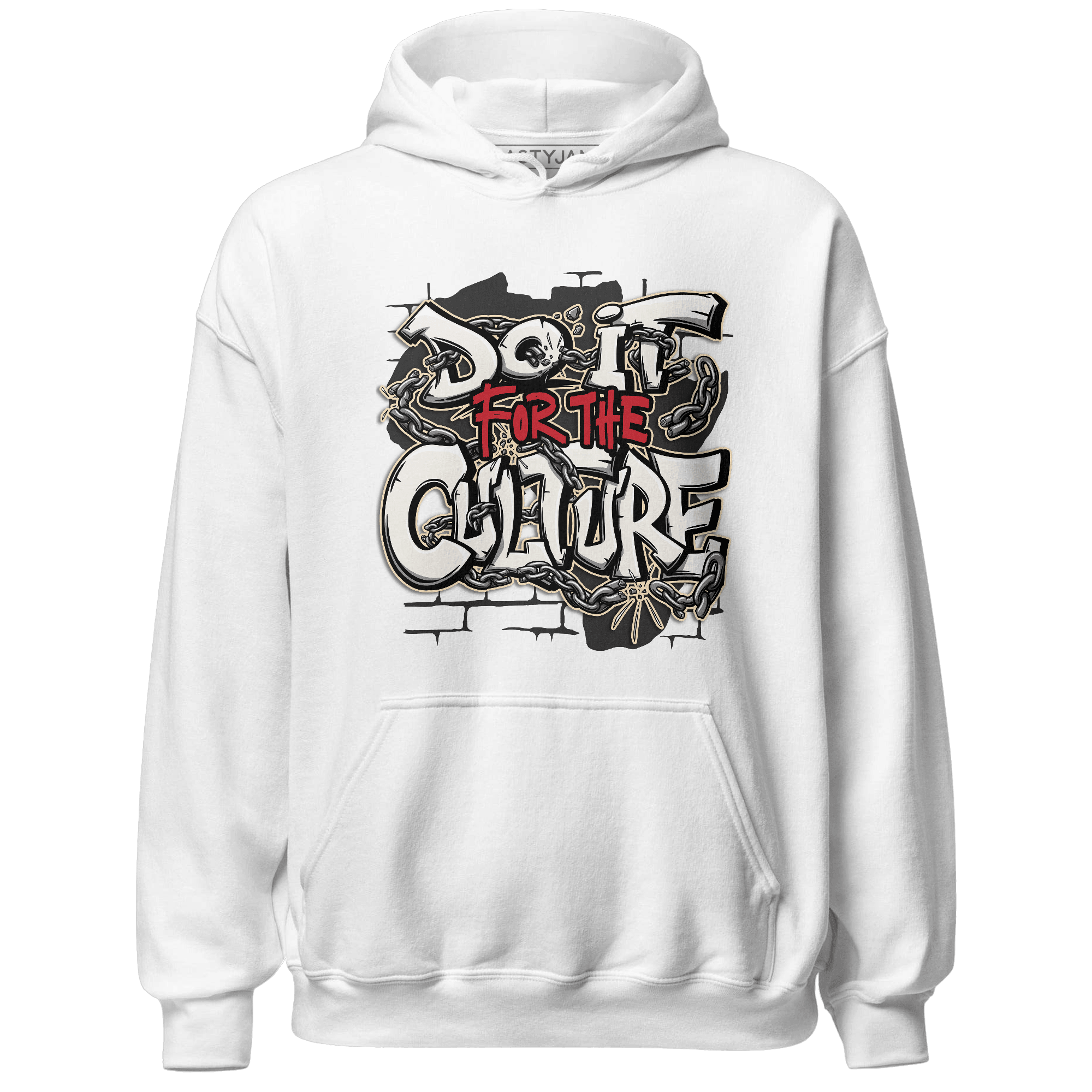 Jumman Jack Universityy Red Hoodie Match Do It For Culture - NastyJamz