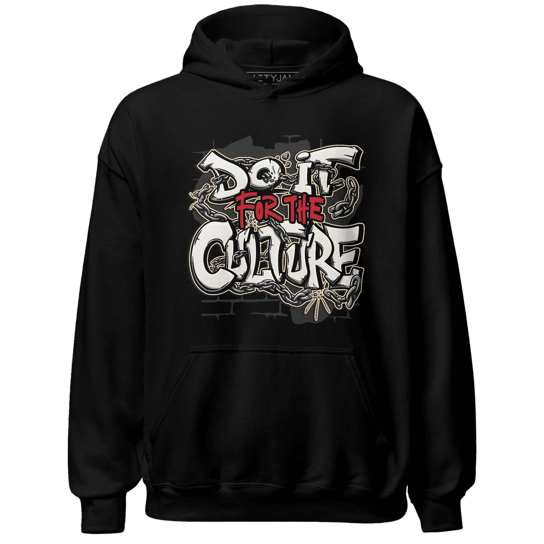 Jumman Jack Universityy Red Hoodie Match Do It For Culture - NastyJamz