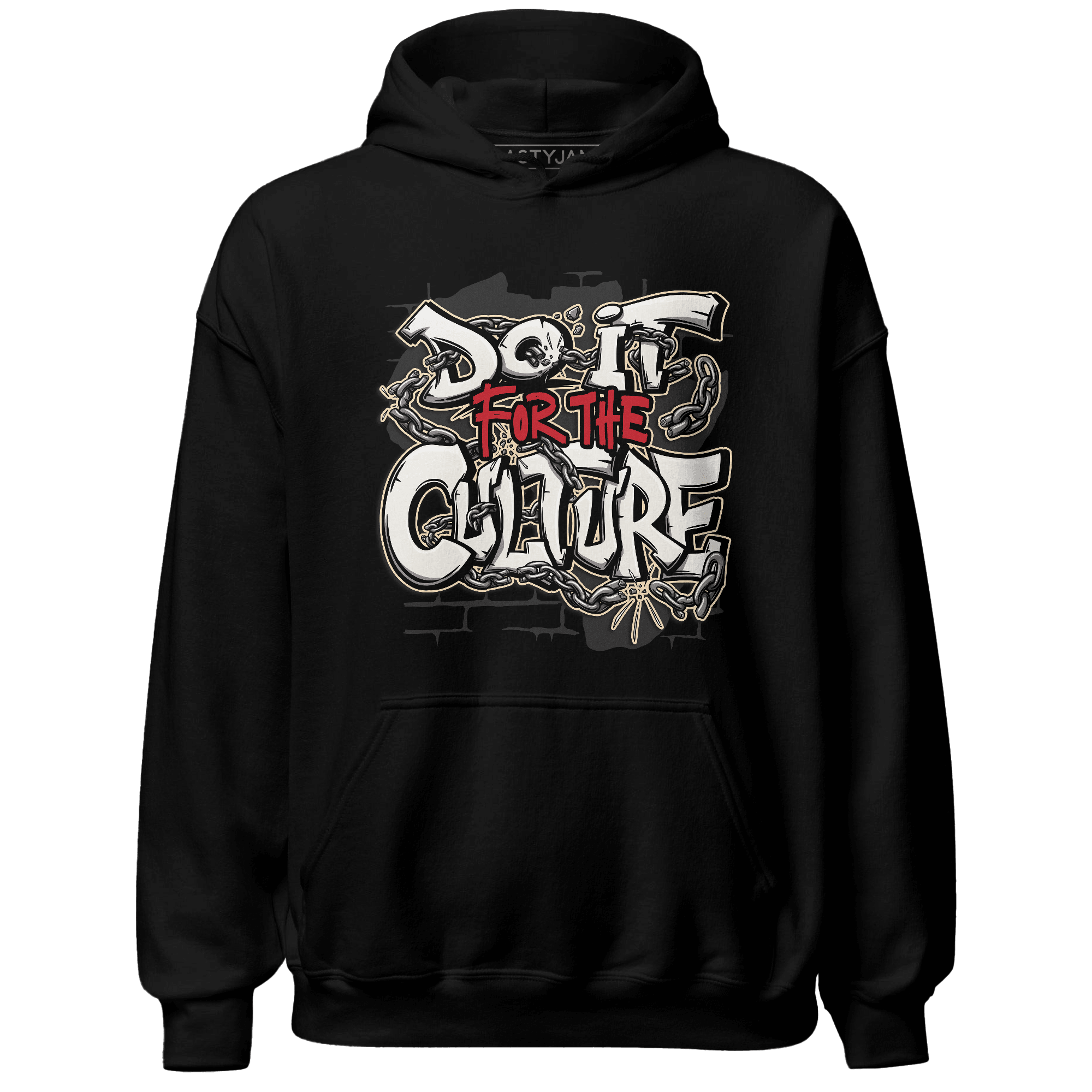 Jumman Jack Universityy Red Hoodie Match Do It For Culture - NastyJamz