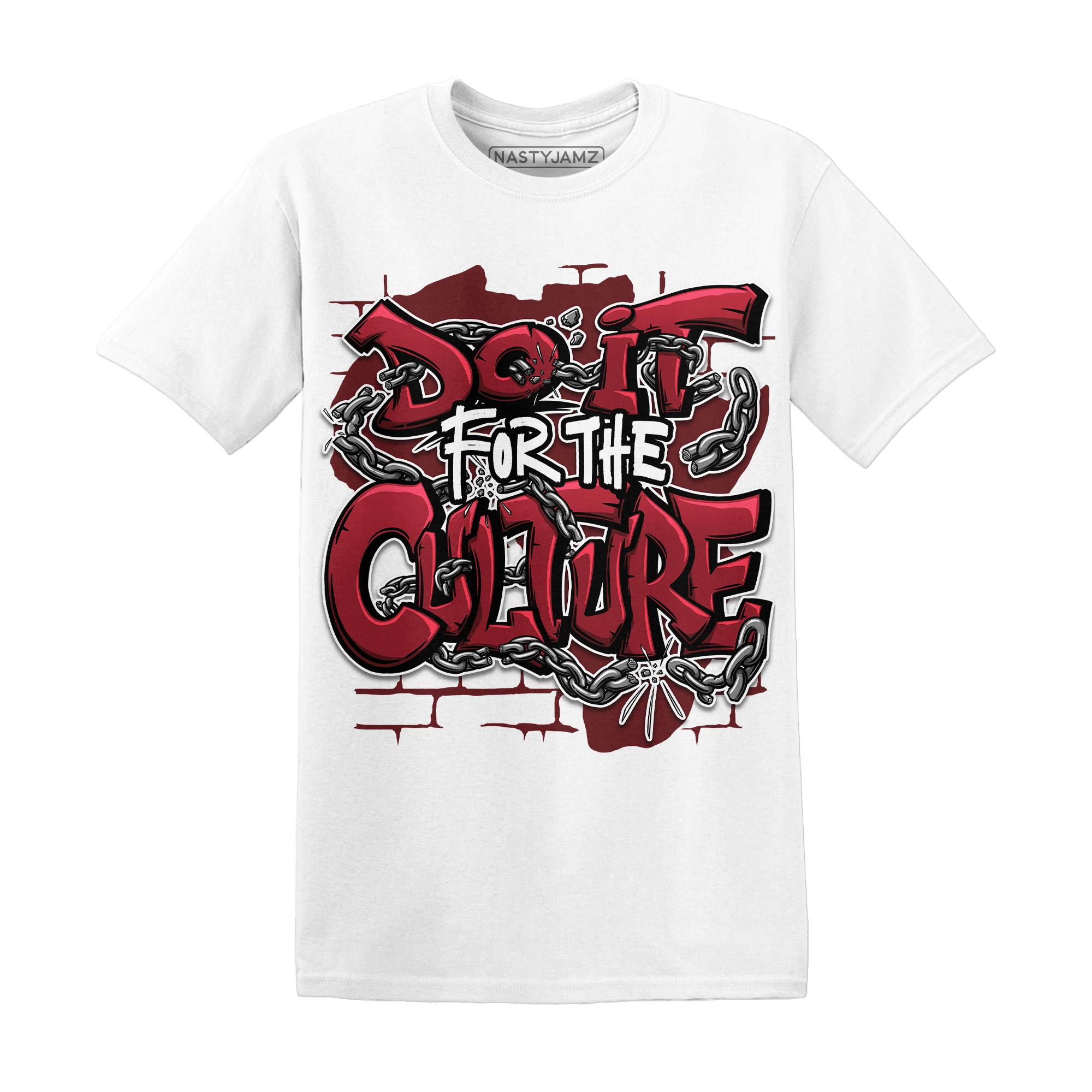 Cherry 12s T Shirt Match Do It For Culture - NastyJamz