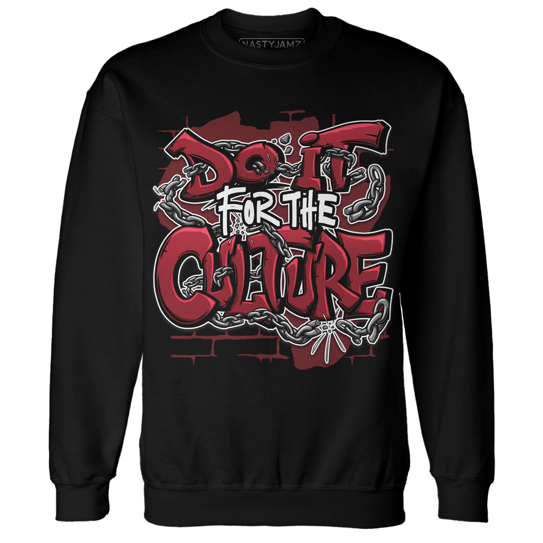 Cherry 12s Sweatshirt Match Do It For Culture - NastyJamz