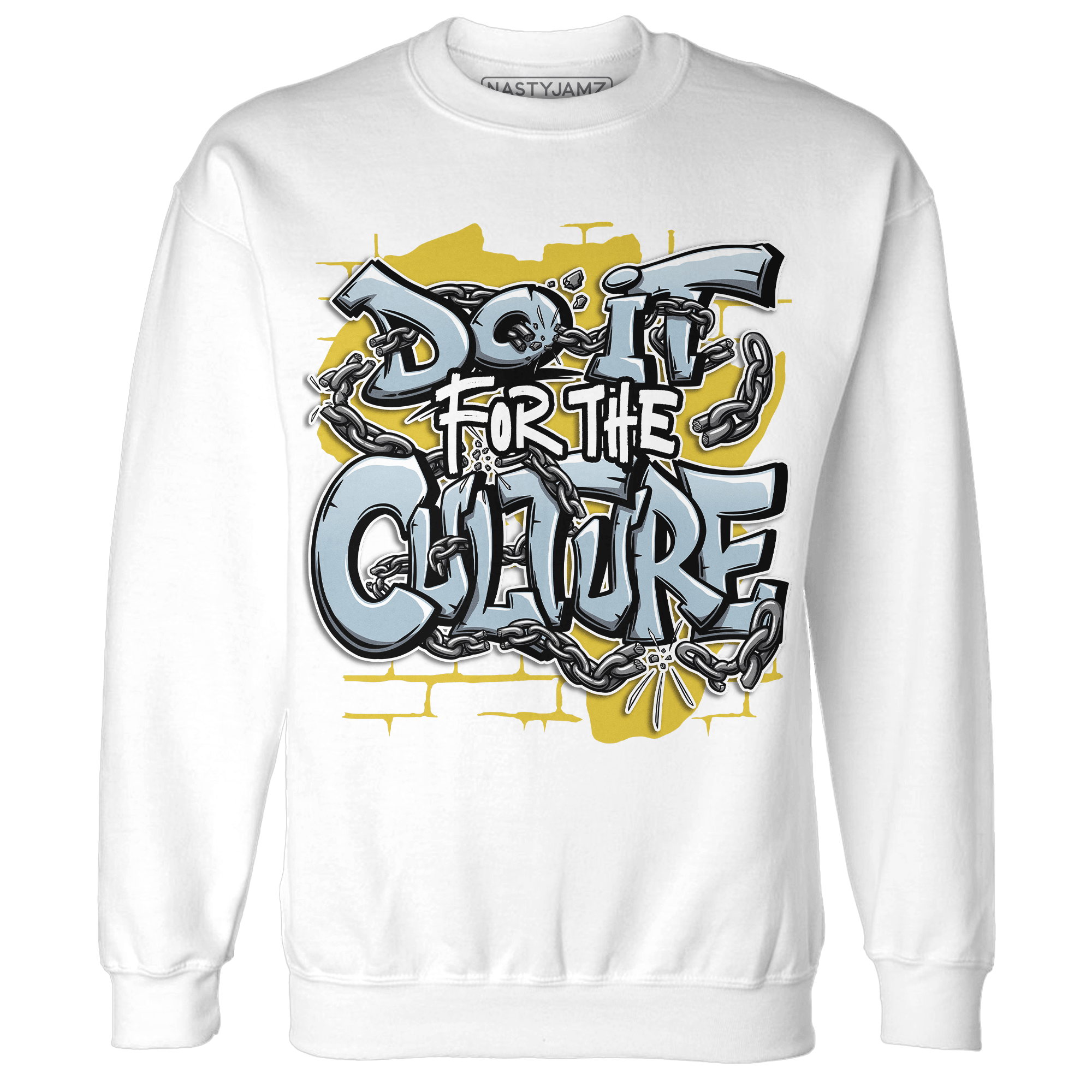 Blue Grey 13s Sweatshirt Match Do It For Culture - NastyJamz