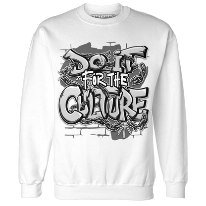 Retro High OG Black White 1s Sweatshirt Match Do It For Culture - NastyJamz